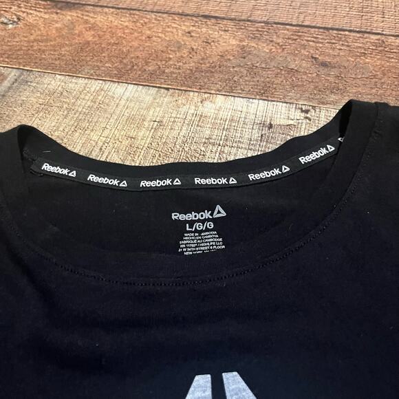 Reebok | BUNDLE 2 Women's Athletic Short Sleeve Crop Top Sz L - Picture 3 of 6